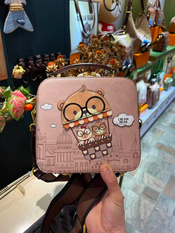 Cream Bear Morral Bandolera Original