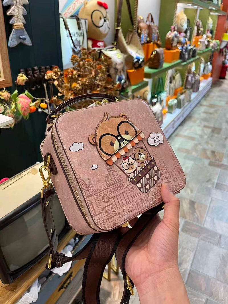 Cream Bear Morral Bandolera Original