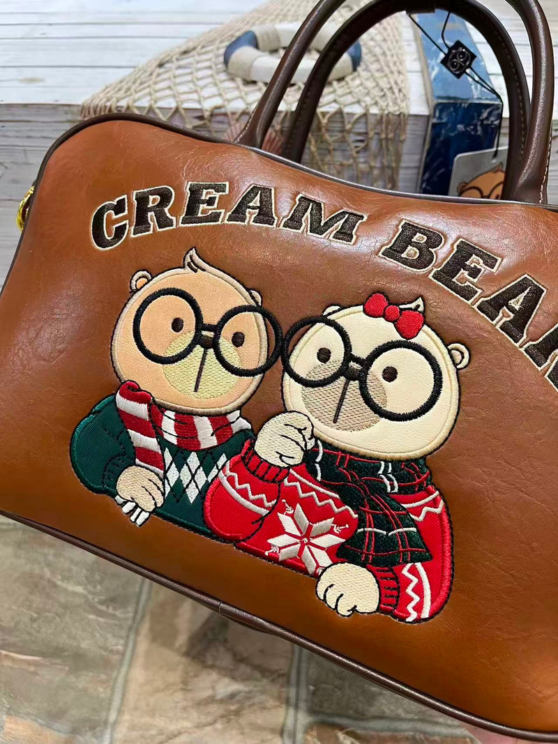 Cream Bear Cartera Morral Original