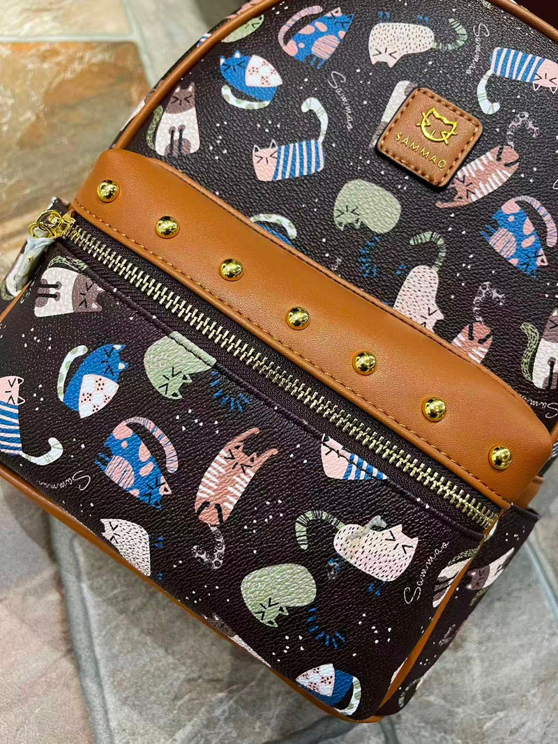 Mochila con Diseño de gatos Original