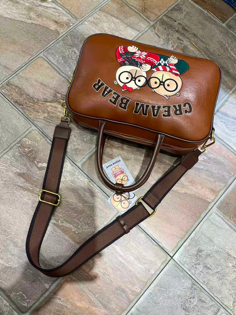Cream Bear Cartera Morral Original