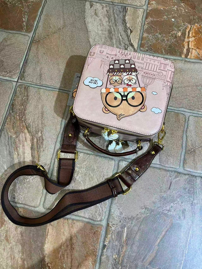 Cream Bear Morral Bandolera Original