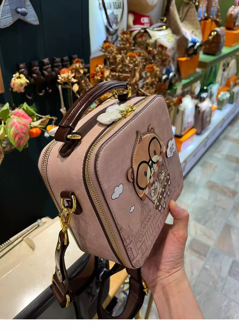 Cream Bear Morral Bandolera Original