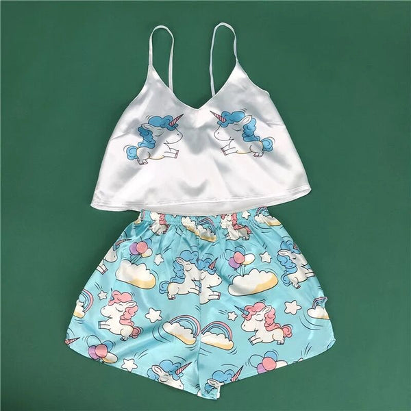 Pijama De Unicornio Celeste