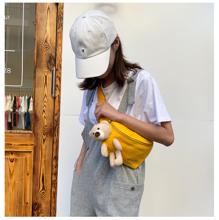 Bolso De Pecho Con Oso