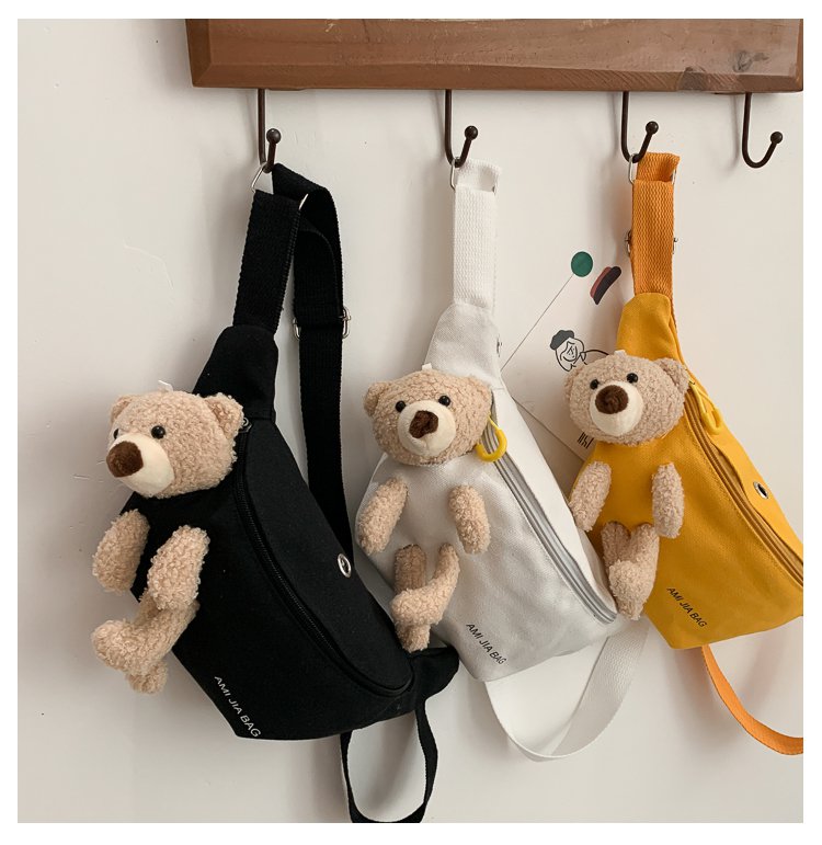 Bolso De Pecho Con Oso