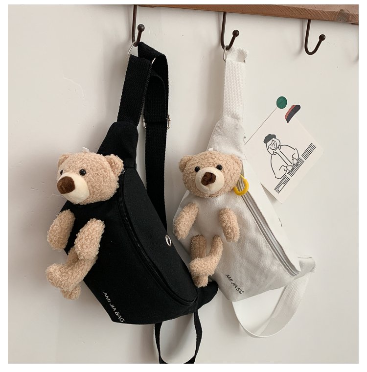 Bolso De Pecho Con Oso