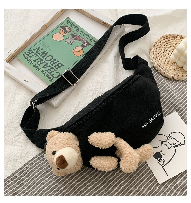Bolso De Pecho Con Oso