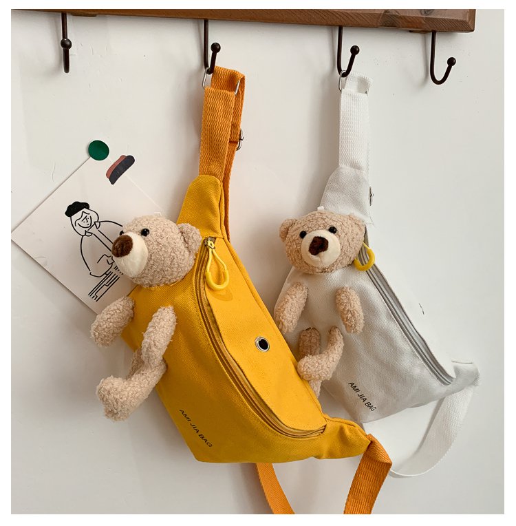 Bolso De Pecho Con Oso