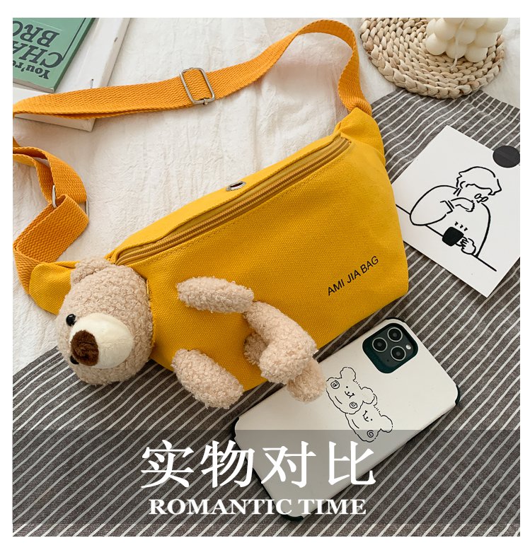 Bolso De Pecho Con Oso