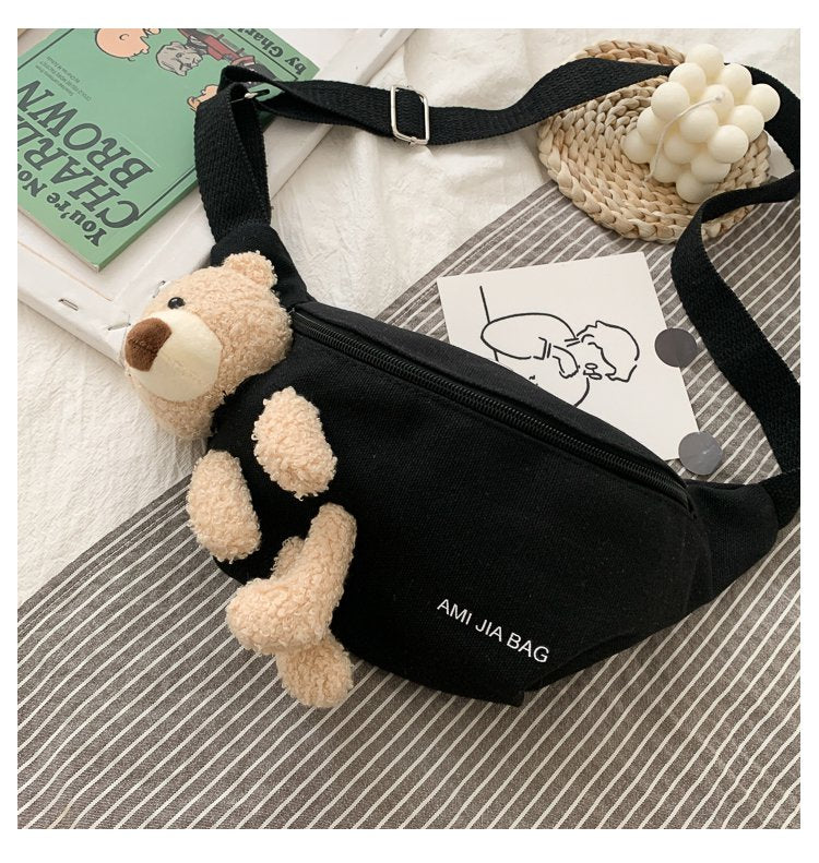 Bolso De Pecho Con Oso