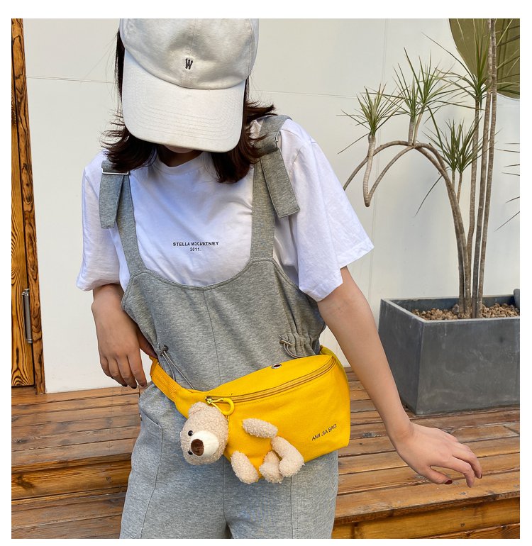 Bolso De Pecho Con Oso