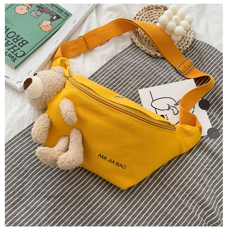 Bolso De Pecho Con Oso