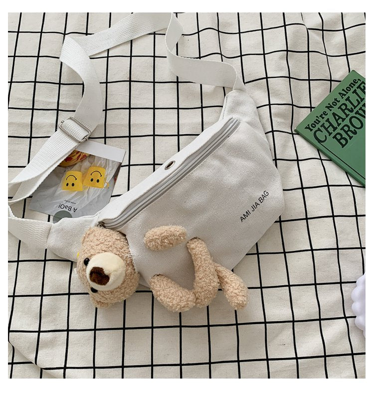 Bolso De Pecho Con Oso