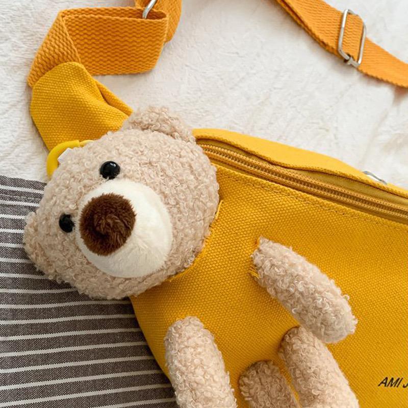 Bolso De Pecho Con Oso