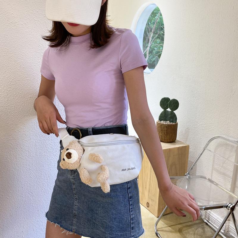 Bolso De Pecho Con Oso