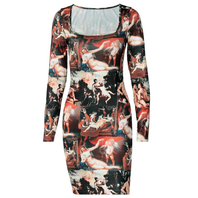 Vestido Con Estampado